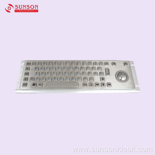 Anti-riot Metal Keyboard with Touch Pad